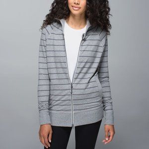 Lululemon Rollin' With My Omies Hoodie in Cayman Stripe Grey